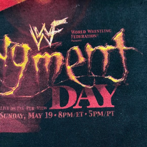 Vintage 2002 WWF WWE Judgment Day The Undertaker T Shirt Mens XL Judgement Day - Picture 3 of 9